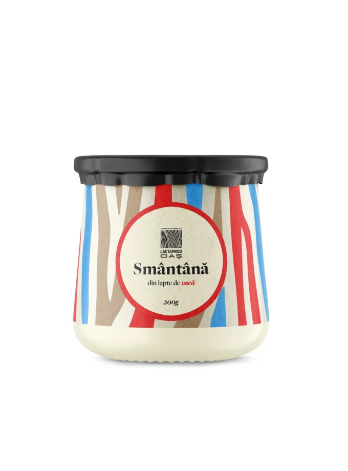 Smântână din lapte <span class="rosu">de vacă</span>